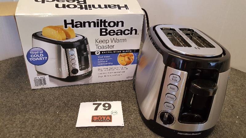 Hamiton Beach - Keep Warm Toaster