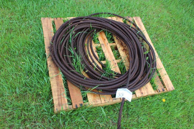 lot 55 image: Pallet Lot of Steel Cable