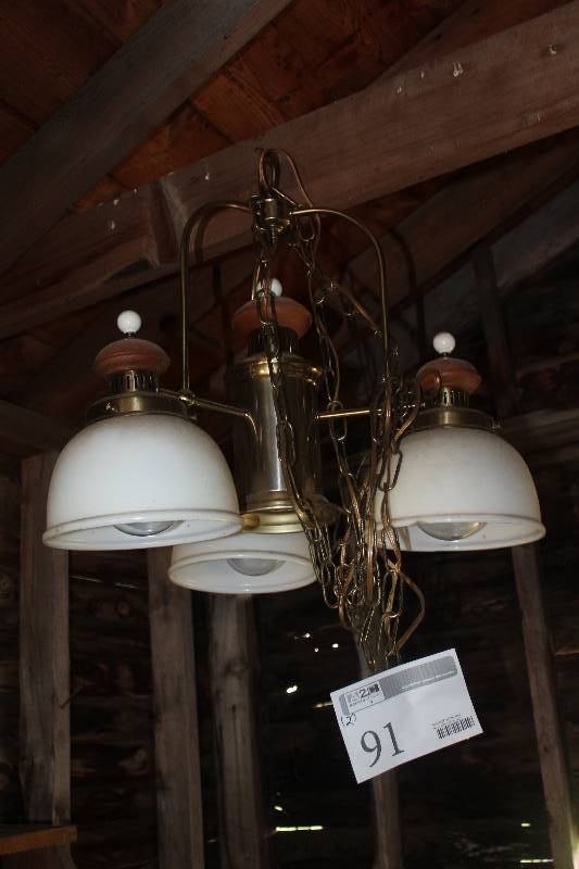 lot 91 image: Lot of (2) Chandeliers