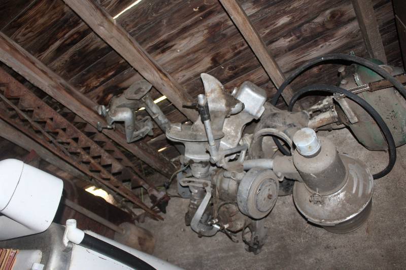 lot 98 image: Metal On Wall And In Front Of It