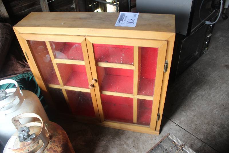 lot 108 image: Glass Doored Display Case