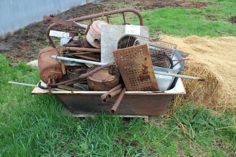 lot 120 image: Pallet Lot of Scrap Metal