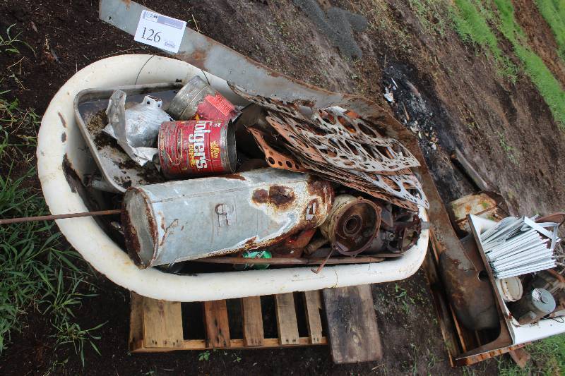 lot 126 image: Pallet Lot of Scrap Metal
