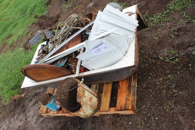 lot 127 image: Pallet Lot of Scrap Metal