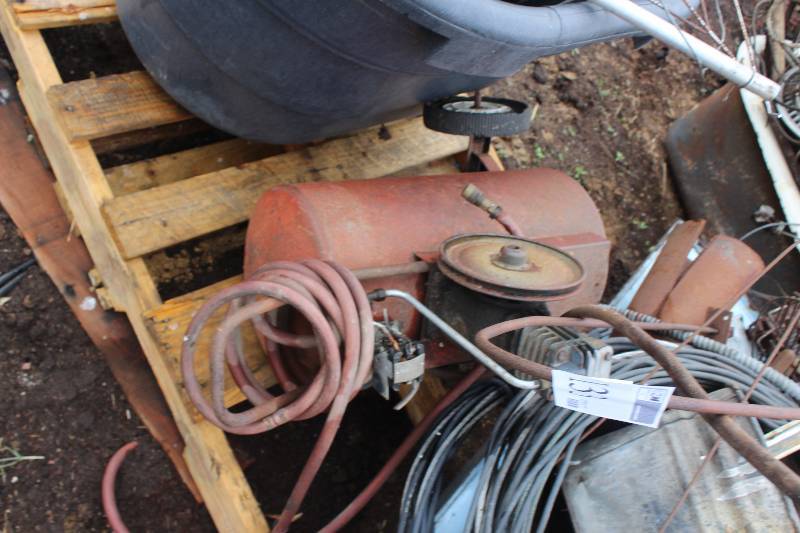 lot 133 image: Pallet Lot Including Compressor Scrap Metal