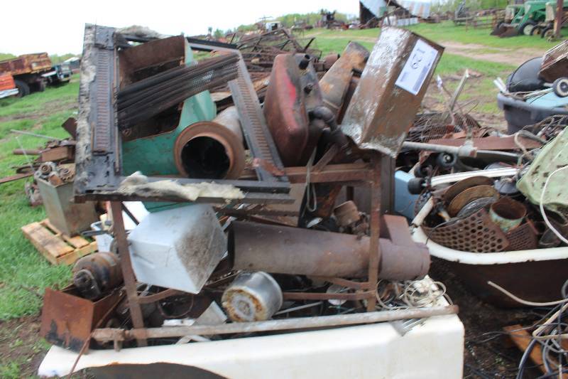 lot 129 image: Pallet Lot of Scrap Metal