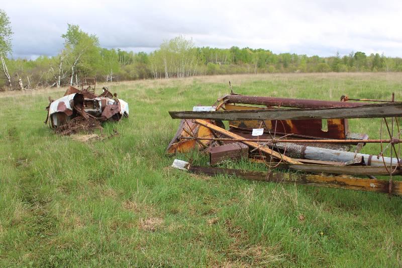 lot 167 image: Lot of End (2) Piles of Scrap Metal