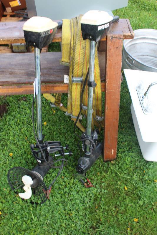 lot 188 image: Lot of (2) Fishing Trolling Motors Including 1) Ninn Kota AND 1) Minn Kota 65