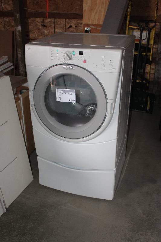 Whirlpool Pedestal Electric Dryer