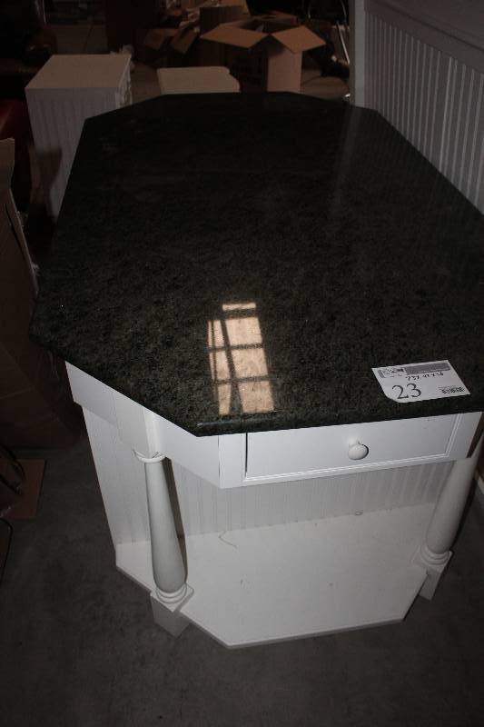 White Kitchen Island