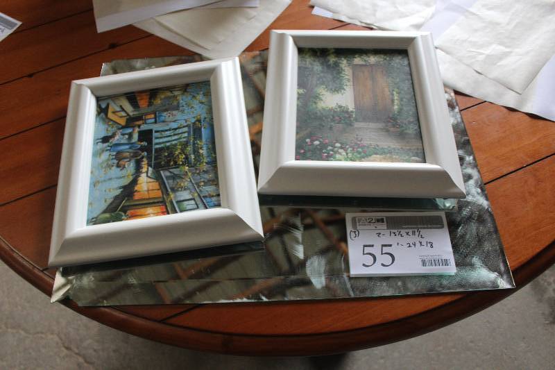 Lot of (3) Framed Wall Art