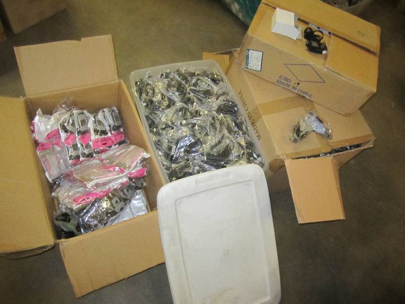 4 cases of cell phone accessories...