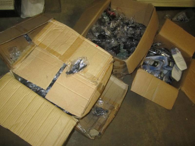 5 cases of cell phone accessories...