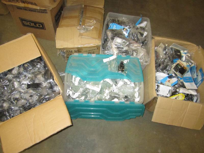5 cases of cell phone accessories a...