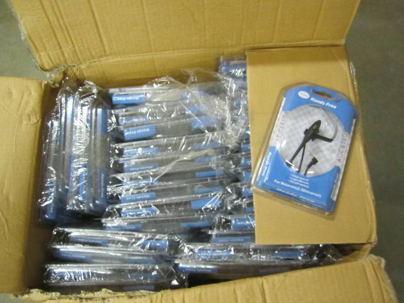 Case of hands free headsets...
