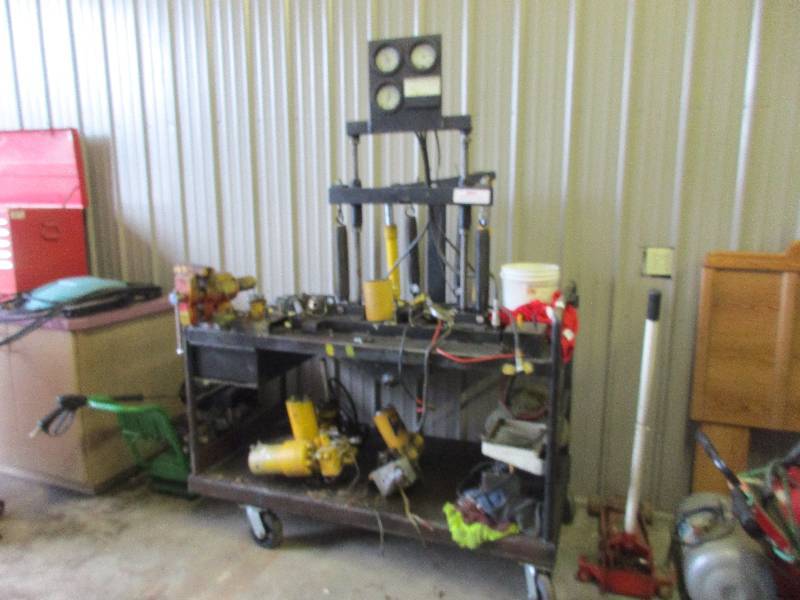 Meyers snow plow test bench