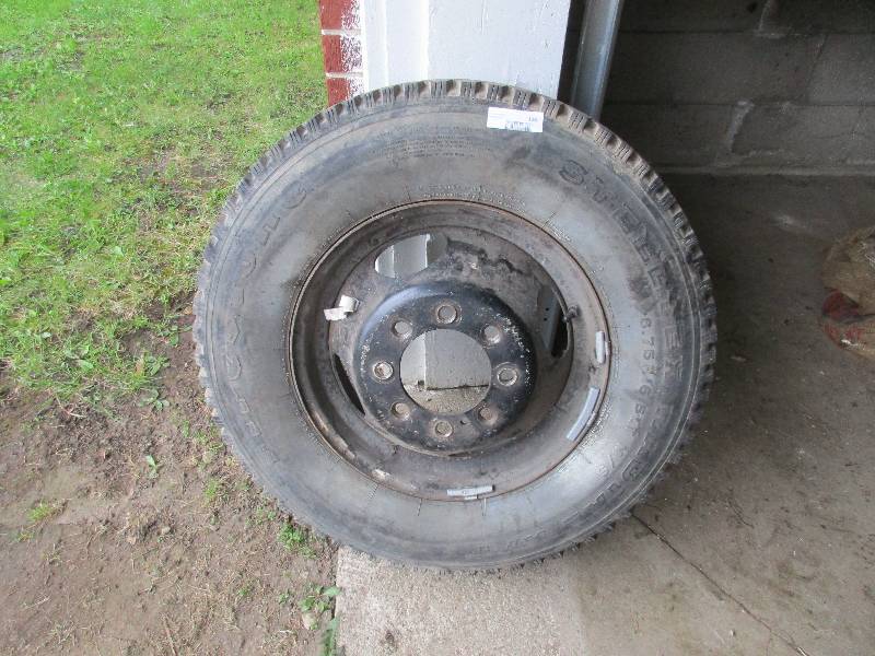 Dually spare tire and rim