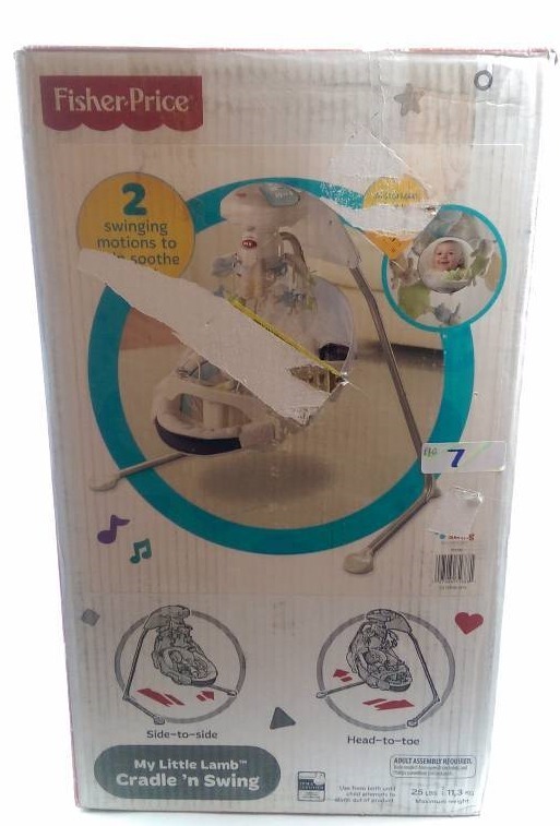 Fisher Price My Little Lamb Cradle N Swing Baby Auction