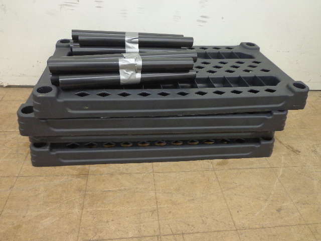 lot 55 image: Plastic Shelving
