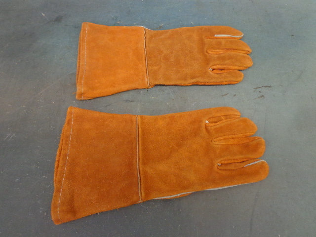 lot 66 image: Beautiful Pair Of Welding Gloves