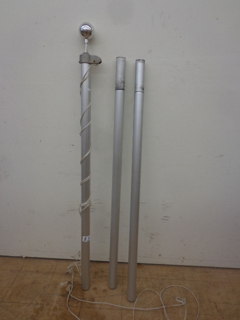 lot 83 image: Aluminum Flag Pole