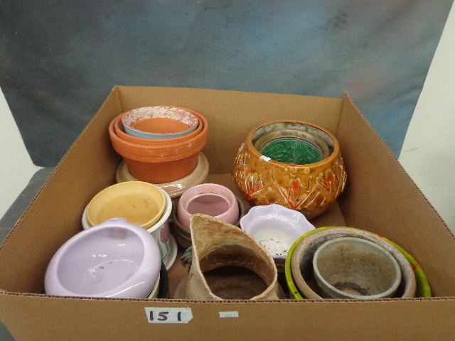 lot 151 image: Flower Pots & Pitcher