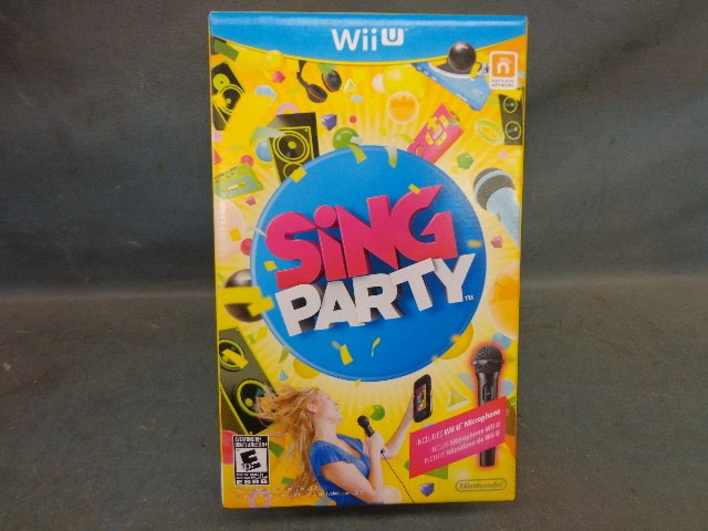 lot 136 image: WII U Sing Party