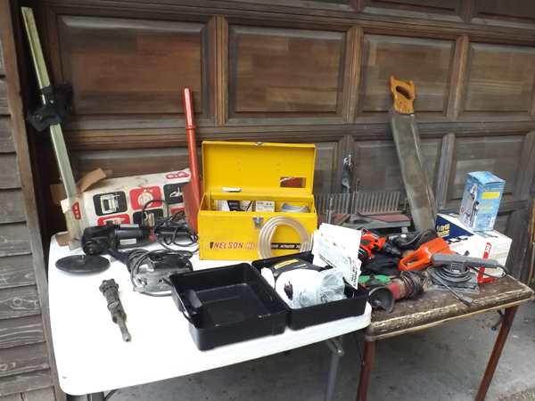 lot 5 image: Large Lot of Vintage and Modern Power Tools etc.