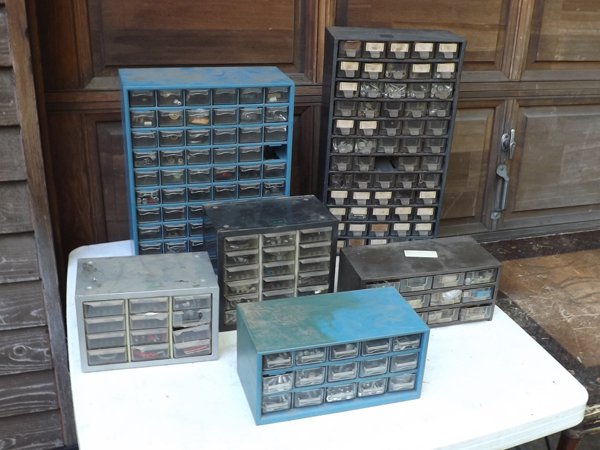 lot 8 image: Large Lot of 6 Screw, Part, etc., Cabinets
