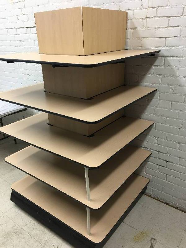 lot 10 image: 5 tier commercial display shelf
