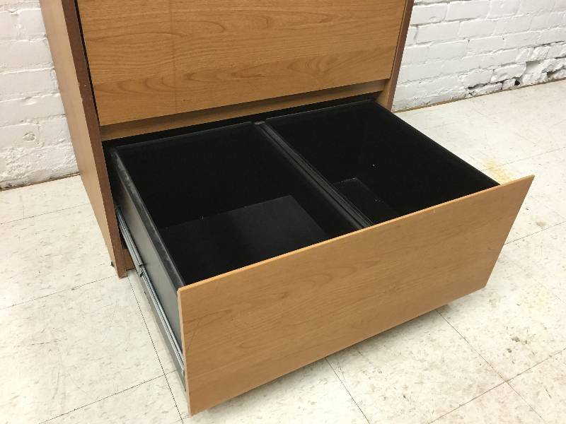 lot 28 image: two deep drawer cabinet
