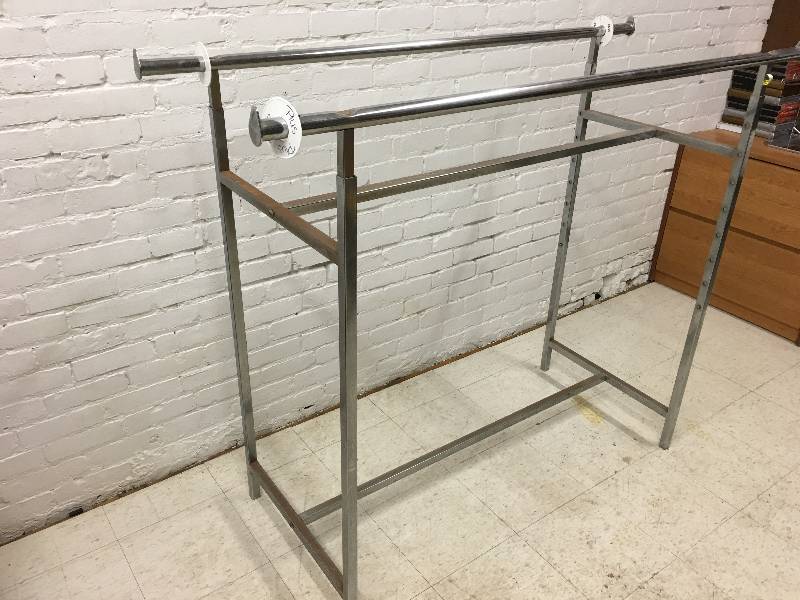 lot 161 image: Parallel clothing rack