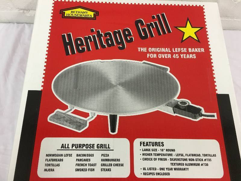 lot 189 image: Bethany Housewares 730 Heritage Grill  retail $129