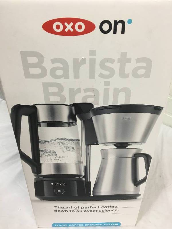 lot 217 image: oxo on barista brain coffee maker retail $299