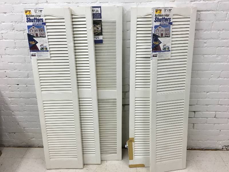 lot 285 image: ten 15x60 house shutters