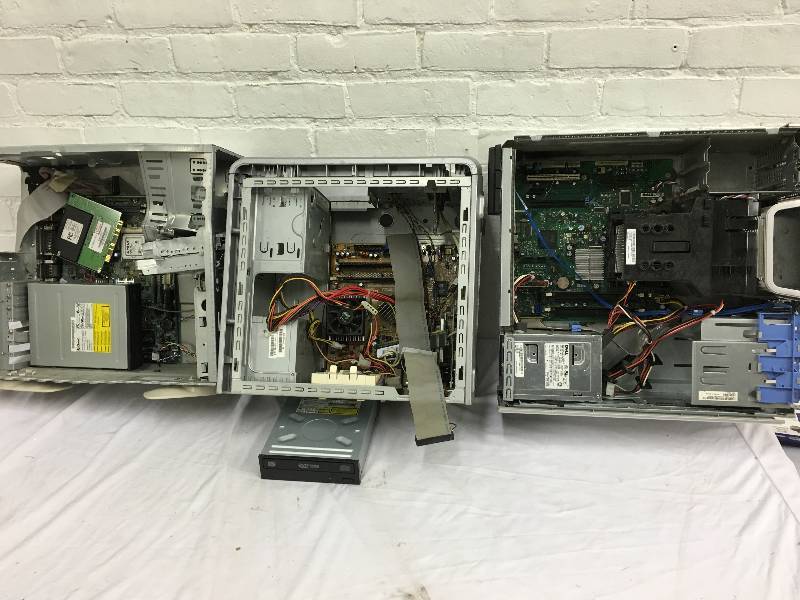 lot 430 image: dell dcne and all computer parts and two laptops