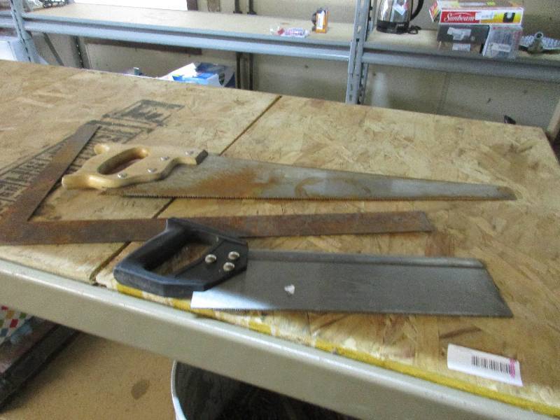 2 saws and square