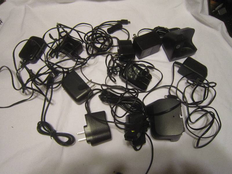 From a T-MOBILE Store  9 WALL CHARGERS