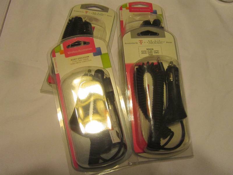 NEW From a T-MOBILE Store-4 CAR CHARGERS