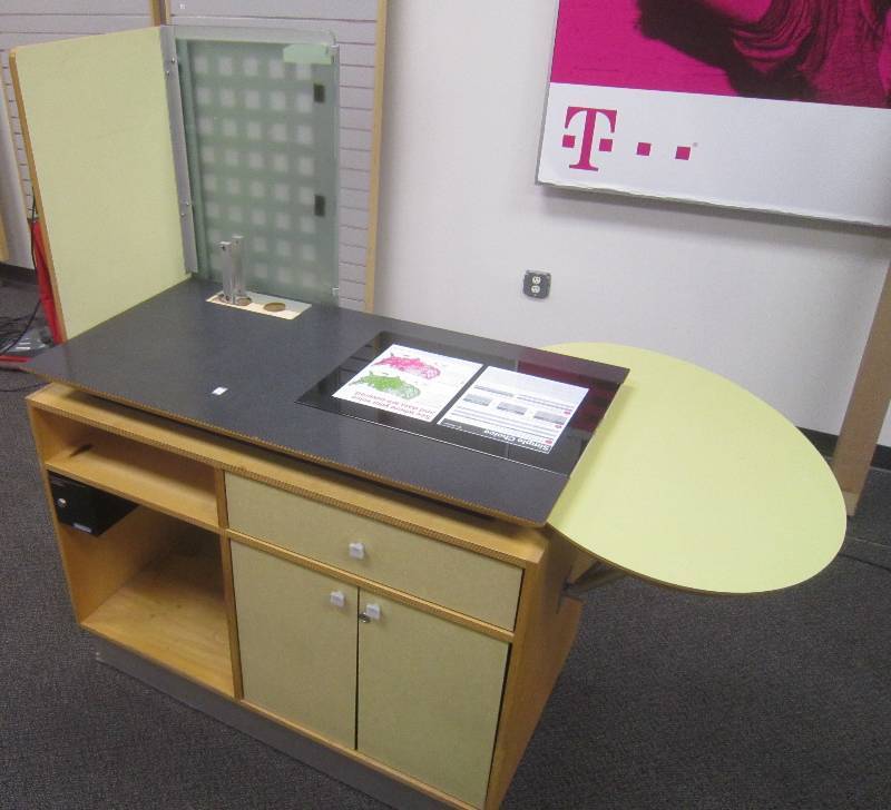 CABINETDESK 61 X 32 WITH BUILT IN SAFE