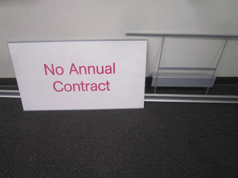 1 HANGING SIGN AND 1 BLANK SIGN AND TRACK