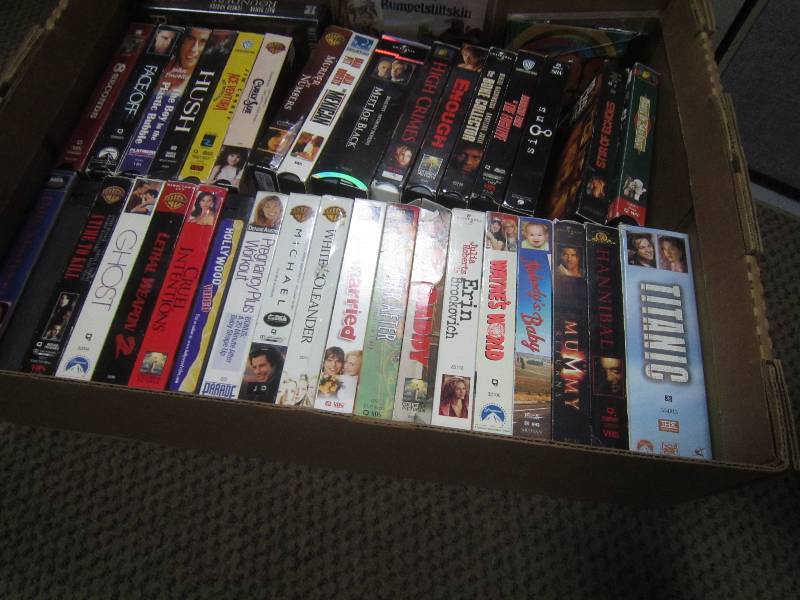 36 VHS TAPES AND MISC