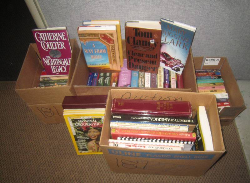 4 BOXES OF PAPERBACK BOOKS