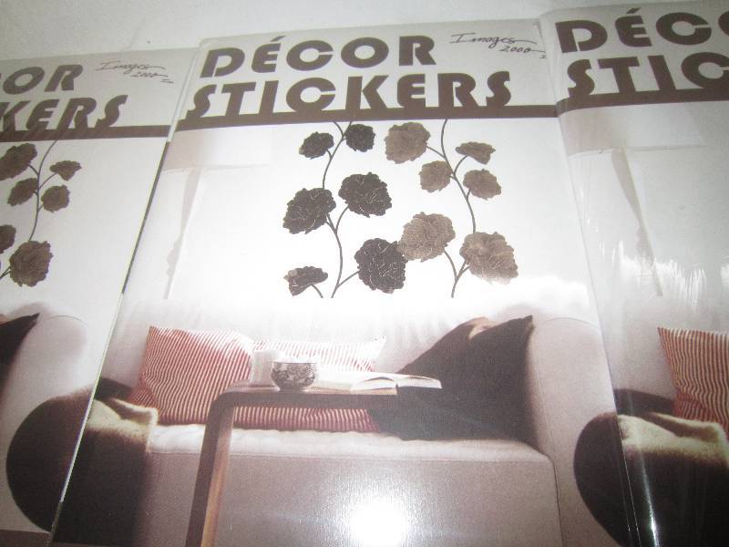 4 SETS OF FLORAL STICKERS FOR YOUR WALL