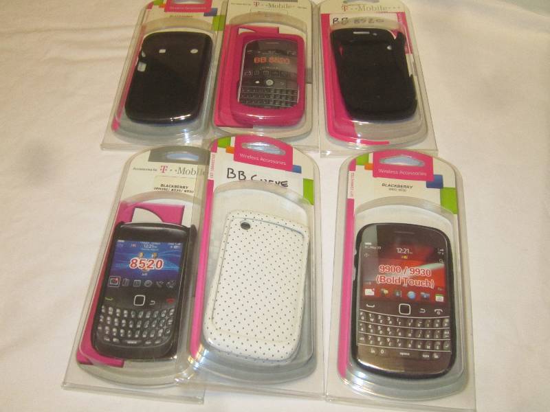 NEW From a T-MOBILE Store 6 BLACKBERRY PHONE CASES