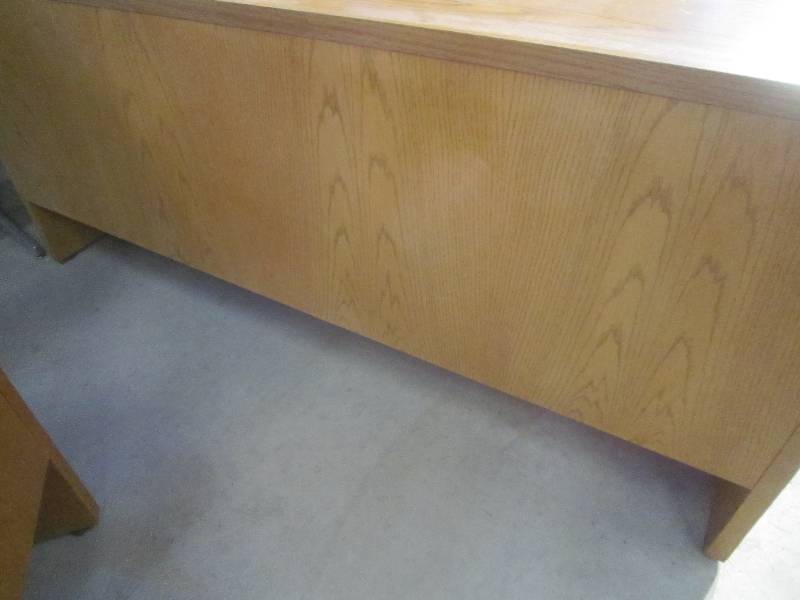 OAK CREDENZA -FINISHED BOTH SIDES
