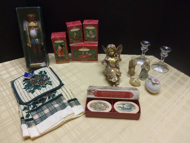 Hallmark Ornaments, Avon and Holiday Items