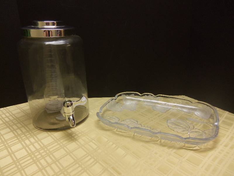 Drink Dispenser and Tray