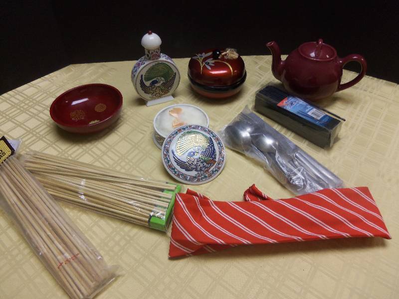Asian Pieces and Various Kitchen Items