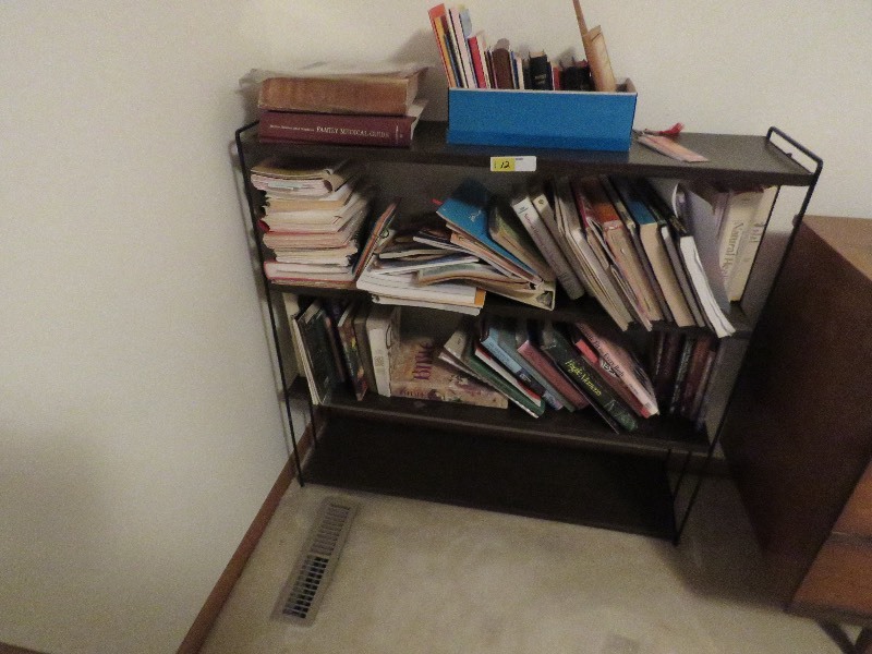 Book Shelf with Books